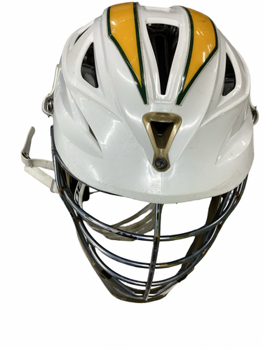 Used Cascade R Helmet Lacrosse Helmet Gold And White One Size 11613-s000183823