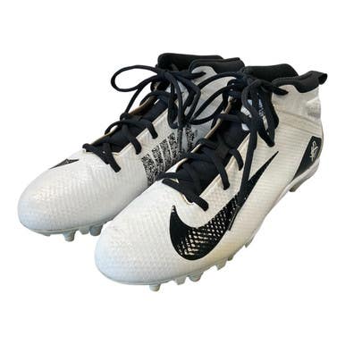 Used Nike Alpha Huarache 7 Lax Cleats Mens White Senior 8 11450-s000522598