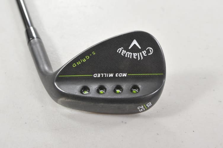 Callaway MD3 Milled Matte Black 52*-10 Wedge DG S400 Stiff Flex Steel #219317