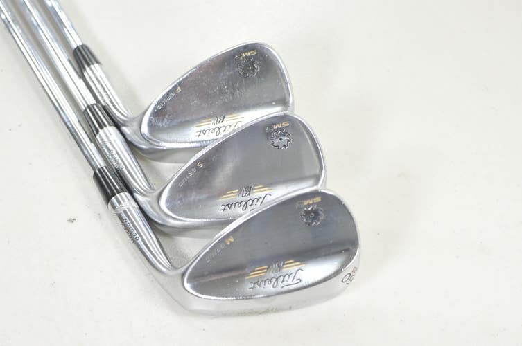 Titleist Vokey SM5 Tour Chrome 52*,56*,60* Wedge Set BV Wedge Flex Steel #219768