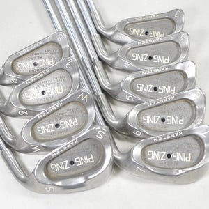 Ping Zing 3-W,SW Iron Set Stiff Flex Black Dot Right Steel #219309