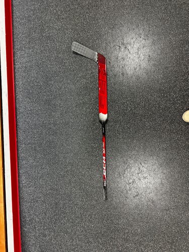 Senior CCM XF Pro Regular Goalie Stick 25" RED Paddle Pro Stock (New)