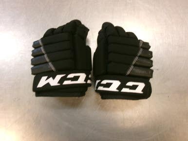 Used Ccm T4r Junior Gloves Black 10" 11339-s000202991