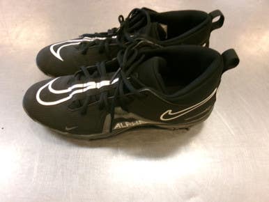 Used Nike ALPHA MENACE PRO 4 Adult FB Cleats White Senior 12 11614