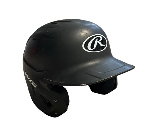 Rawlings Mach Batting Helmet Matte Black Impax Size 6 3/8-7 1/8