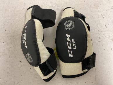 Used Ccm Ltp Junior Elbow Pads Black And White Sm 11855-s000205185