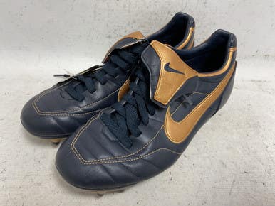 Used Nike Tiempo Mystic 310115-471 Soccer Cleats Royal Blue Senior 7.5 11855-s000205179