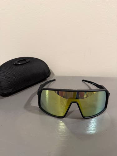 Oakley Sutro sunglasses- 009406-0837. Gold lens and black frame