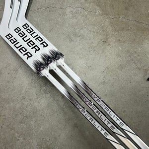 3 Pack Right Hand 26” Bauer Hyperlite2 Goalie Stick NHL Prostock (New)