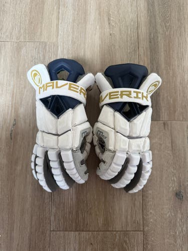 Navy Midshipmen Lacrosse Maverik Max Gloves