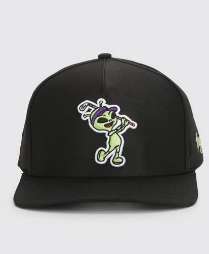Waggle Golf Mars Approaches Alien Logo Adjustable Snapback Golf Cap New