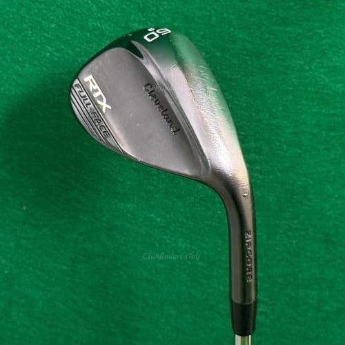 Cleveland RTX Zipcore FULL-FACE Black 60-9 60 Lob Wedge DG 115 TI Wedge Flex