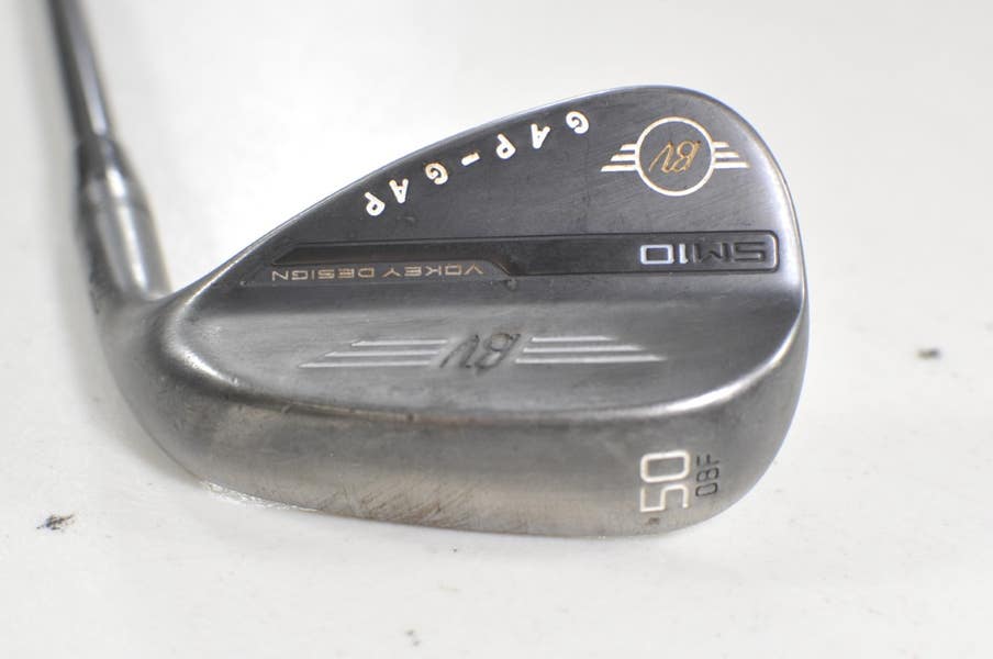 Titleist Vokey SM10 Jet Black 50*-08F Wedge Right DG S400 Stiff