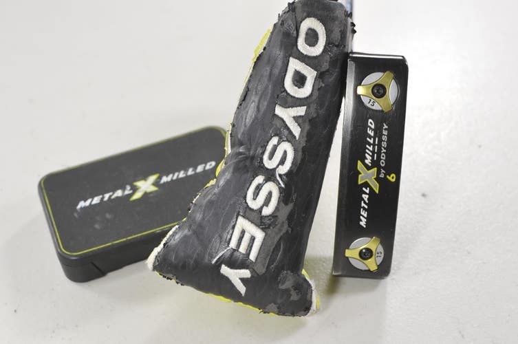 Odyssey Metal X Milled 6 36" Putter RH Steel with Weight Kit #219216