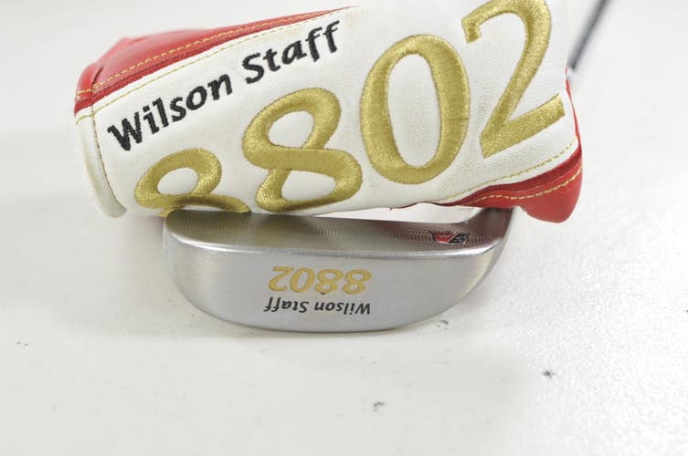 Wilson Staff Model 8802 Milled 35" Putter RH Steel with Head Cover  #220144