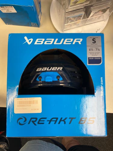 New Bauer Re-Akt 85 Navy Blue Small Helmet (New)