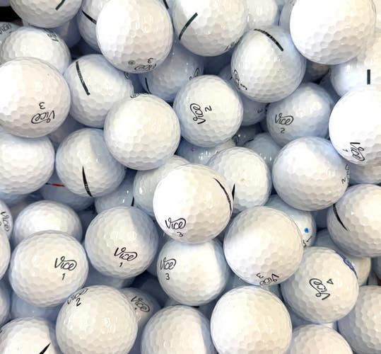 4 Dozen White Vice Tour Premium AAA Used Golf Balls