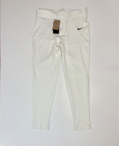 White Men's Large Adult Nike Game Pants (New) Vapor Premier Dri-FIT ADV Baseball pants FZ1377-100