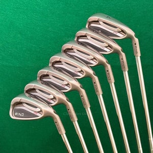 Ping G25 Black Dot 4-PW Iron Set Factory Ping CFS Steel Stiff