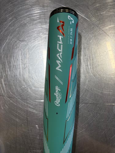 Rawlings Mach AI Alloy Bat (-3) 30.5 oz 33.5" (Used)