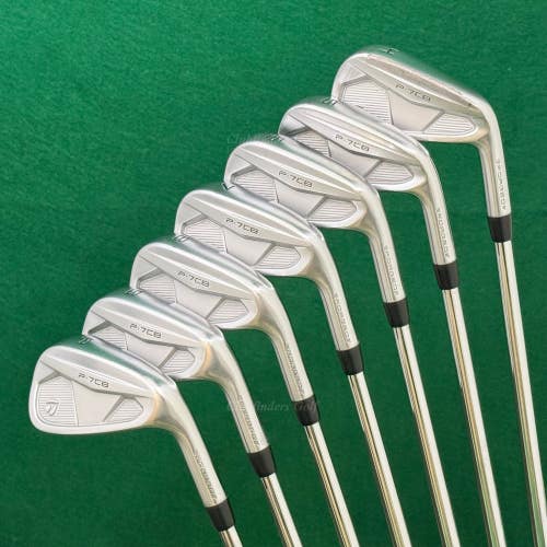 TayorMade P-7CB Forged 2024 4-PW Iron Set Dynamic Gold S300 Steel Stiff