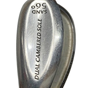 Knight Approach Dual Cambered Sole Sand Wedge 56* LH Stiff Steel 35.5" New Grip