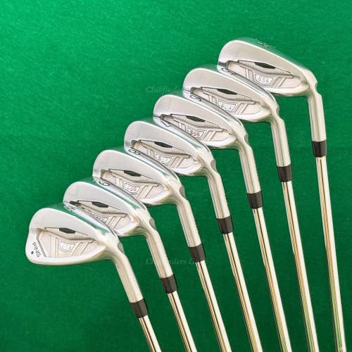 Ping S56 Black Dot 4-PW Iron Set KBS Tour Flighted Steel Stiff *Read*