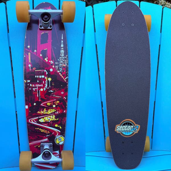 Sector 9 Skateboards Vintage San Francisco Theme Complete