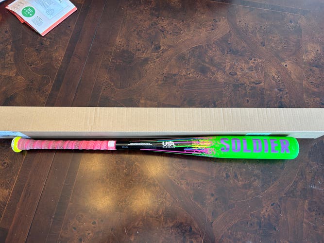2026 Soldier Tank Alloy USABat Certified Bat (-5) 27 oz 32" (Used)