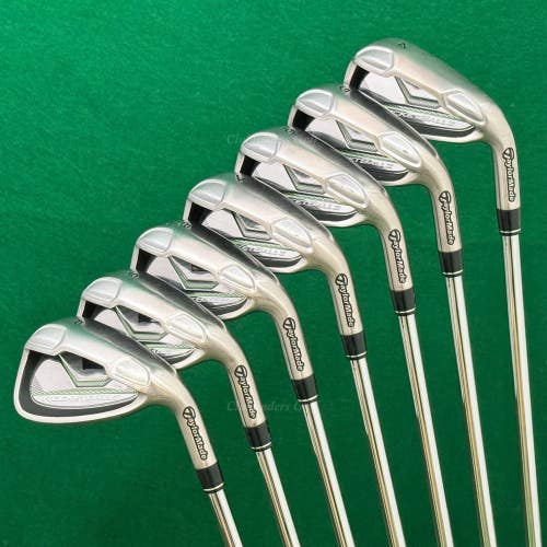 TaylorMade RocketBallz 4-PW Iron Set Factory LightWeight Steel Regular *Read*