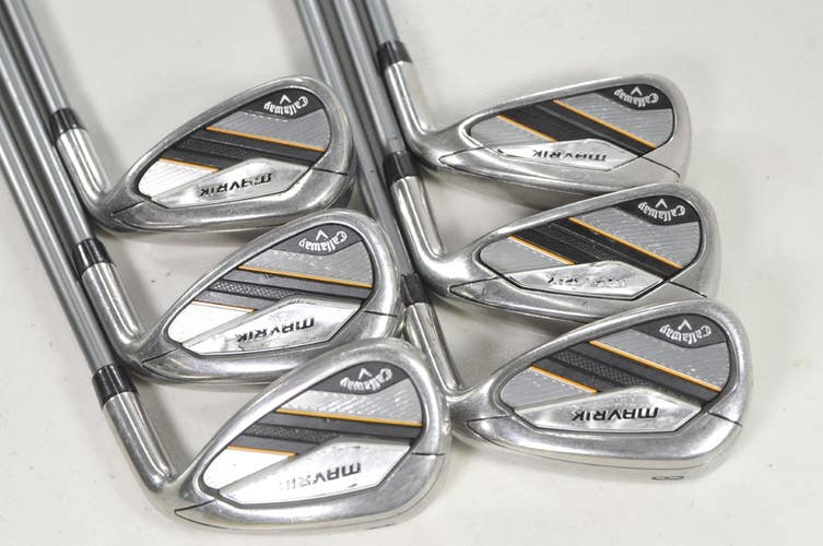 Callaway Mavrik 5-6,8-PW,AW Iron Set Regular Flex Catalyst 5.5 Graphite #219988