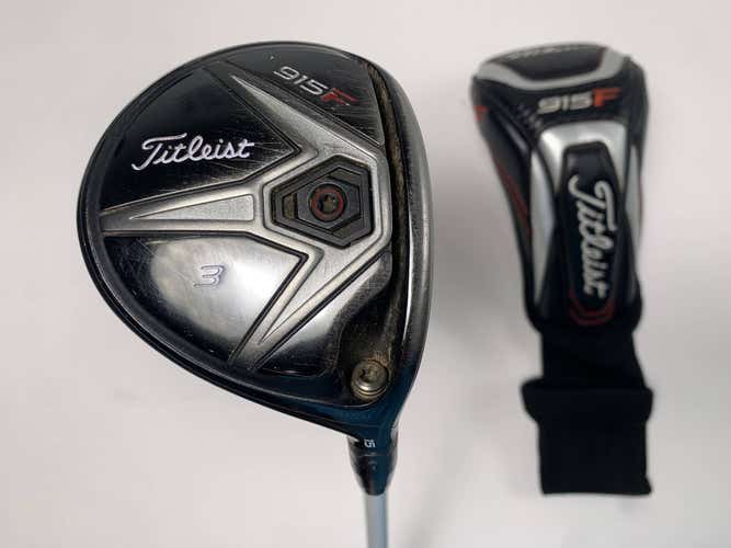 Titleist 915 F 3 Fairway Wood 15* Aldila Rogue 95 MSI 2.8 Stiff RH HC
