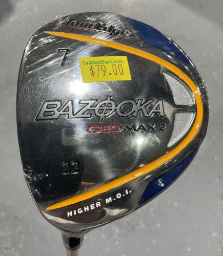 Tour Edge BAZOOKA GEOMAX 2 22 #7 Fairway Wood 41" UST MAMIYA 45L Ladies Flex LH
