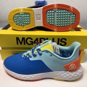 G/Fore MG4+ Golf Shoes Blue Orange Exotic Men's SZ 10.5 (G4MF21EF31)