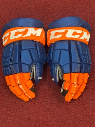 New York Islanders CCM QuickLite Gloves 14" Pro Stock Item#PSBBQL