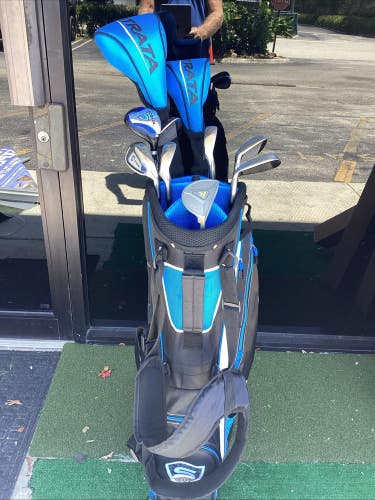 Strata Golf Complete Mens Set Woods, Irons, Putter, Bag 12 Pcs