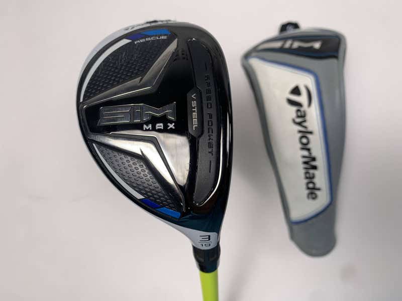 TaylorMade SIM MAX 3 Hybrid 19* UST Mamiya ProForce V2 85F5 Extra
