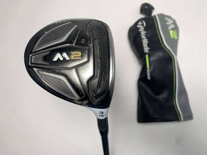 TaylorMade M2 3 Fairway Wood 15* Aldila Nv 70g Tour Stiff Graphite Mens RH HC
