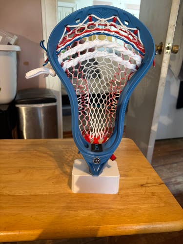 Warrior Evo V USA themed lacrosse head