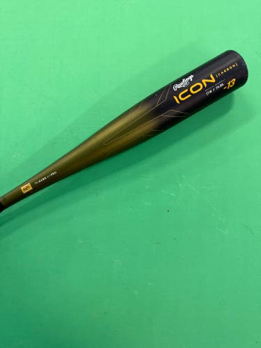 2023 Rawlings Icon Composite Bat USSSA Certified (-13) Composite 14 oz 27" (Used)