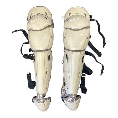 Used Nike Diamond Elite Catchers Leg Guards Brown Adult 11450-s000522646