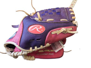 Used Rawlings Highlight Bb Sb Glove Rh Throw Pink 10" 11450-s000522626