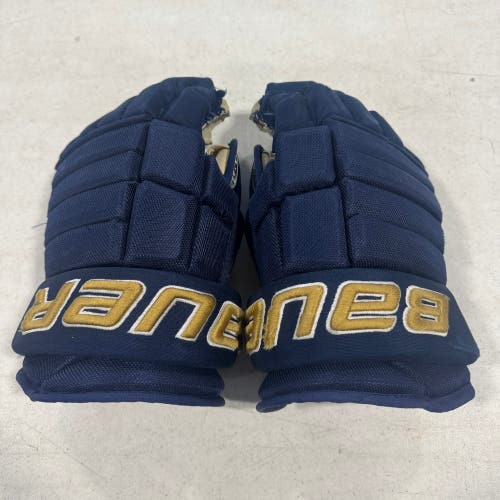 Sioux Falls Stampede Bauer Vapor Team Pro Gloves 14" Pro Stock (Used)