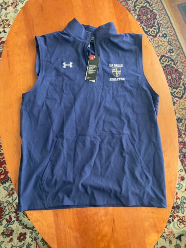 Under Armour sleeveless quarter-zip performance vest - La Salle Athletics