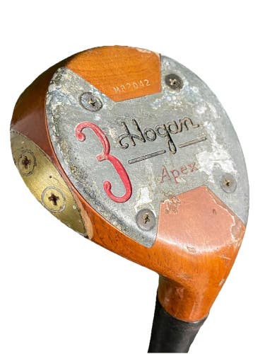 Ben Hogan Apex Oil Hardened 3 Wood Apex 4 Stiff Steel 42 RH Stock Grip HC