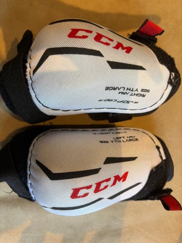 Junior Large CCM JetSpeed Xtra Plus Elbow Pads (Used)