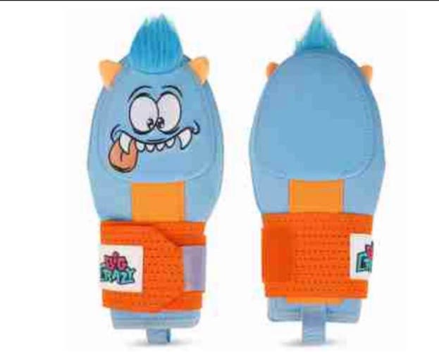 Custom Monster Baseball Sliding Mitt – Blue & Orange Youth Protective Mitt Hand