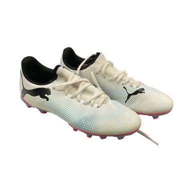 Used Puma Ftr Soccer Cleats White Senior 7.5 11859-s000031475