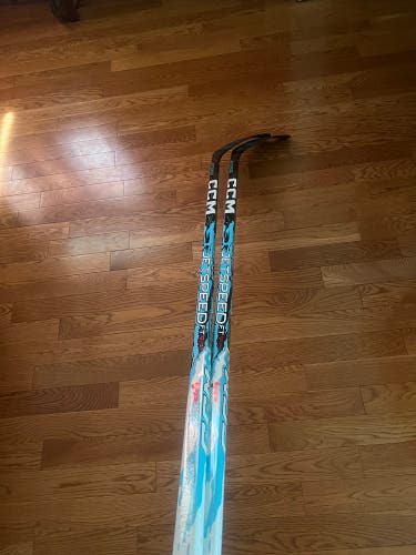 (2 Pack) Senior CCM JetSpeed FT9 Pro Left Hand Hockey Stick P28 75 Flex Pro Stock (New)