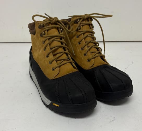 Huckberry Waterproof Two-Tone Leather Duck Boots US Men's 11.5 EXCELLENT